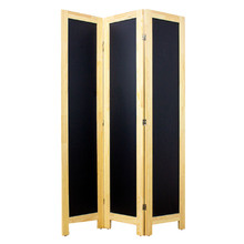 Nelson 3 Panel Blackboard Wooden Divider